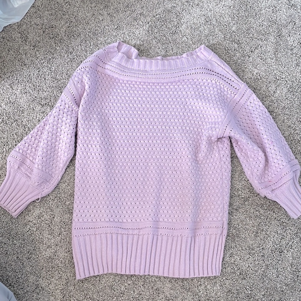 A promesa small light purple knitted sweater
